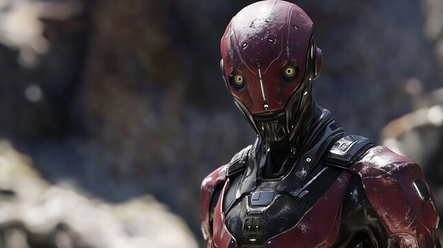A humanoid extraterrestrial