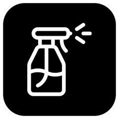 Editable water sprayer, spray bottle vector icon. Gardening, lanscaping, hygiene. Part of a big icon set family. Perfect for web and app interfaces, presentations, infographics, etc