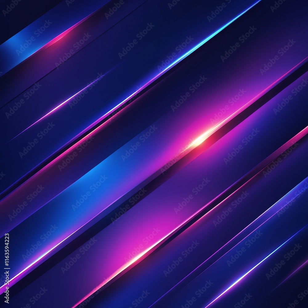 Aufkleber a vibrant abstract design featuring dynamic lines and luminous colors, perfect for backgrounds or di