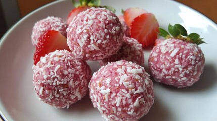 Delicious Strawberry Coconut Bliss Balls: A Sweet and Healthy Treat