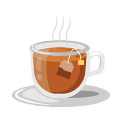 hot tea illustration