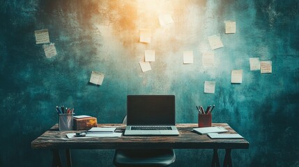 Innovative design studio, collaborative atmosphere, vibrant mood boards, startup branding, visual identity creation, dynamic teamwork