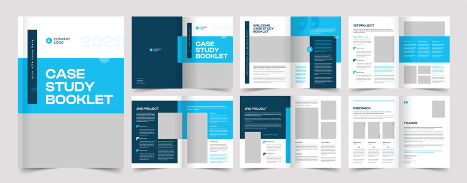 Case Study Brochure Template, Case Study Layout