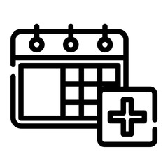 Obraz premium routine check schedule cutline icon