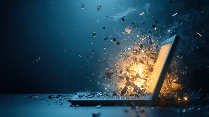 Investor turmoil, broken monitors, chaos in the trading room, financial distress, urgent decisions, market collapse