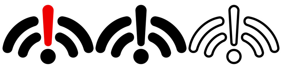 no internet connection icon, simple flat style, illustration, logo sign symbol pictogram template, for ui or ux isolated on white for mobile app, editable