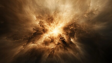 Pulsar Star's Intense Magnetic Field with Surrounding Dust, a cosmic phenomenon showcasing stellar dynamics and interstellar material interaction