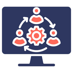 Business Simulation Icon