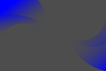 Futuristic abstract blue geometrics on a black background, blue banner