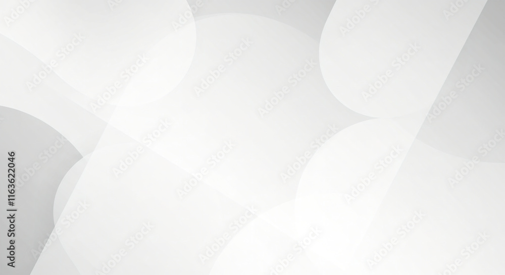 Poster abstract white and gray gradient color overlap dimension modern background design vector illustratio