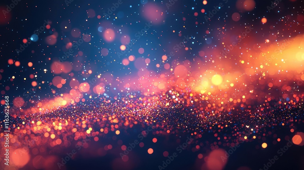 Poster splatter abstract background idea. colorful abstract background with luminous particles and vibrant 