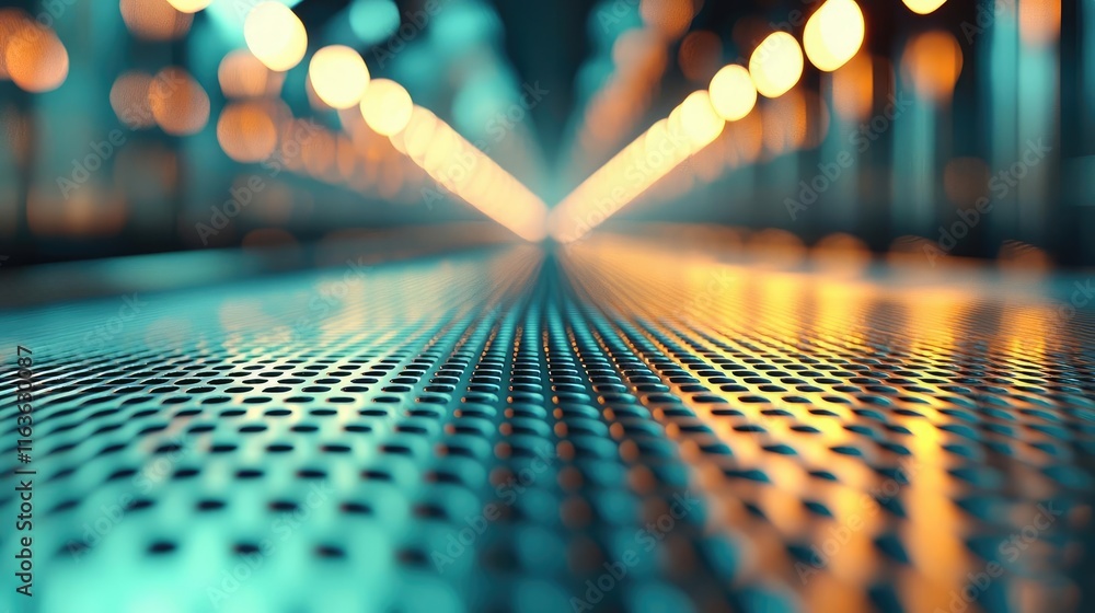 Poster brushed abstract background concept. abstract view of illuminated surfaces in a futuristic urban env