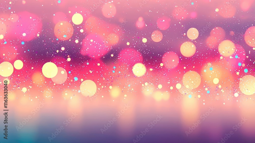 Poster splatter abstract background idea. a vibrant abstract background with colorful bokeh lights and drea