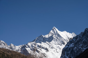 snowmountain in Daocheng County,CHINA