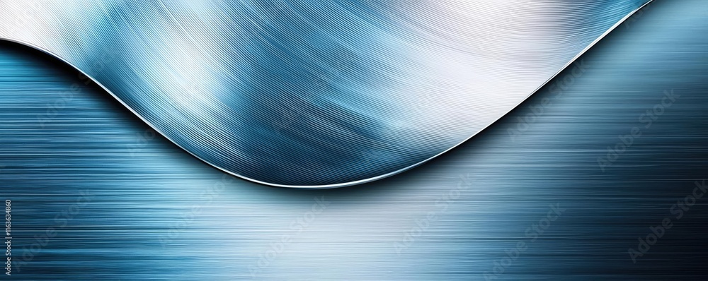 Poster brushed abstract background concept. abstract blue wave design with smooth flow, ideal for backgroun