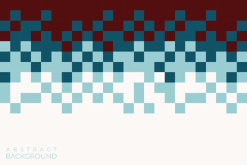 Abstract Square Pattern Background, Abstract Pixel Background, seamless pattern  with vintage color theme