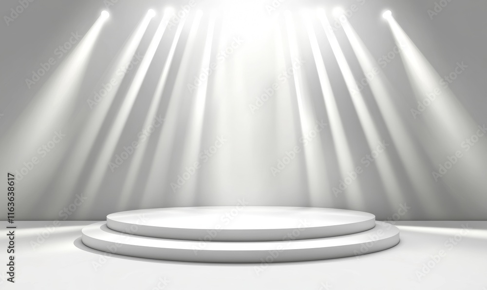 Poster abstract white light and gray background vector presentation design for text and ar styling
