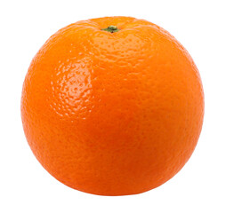 Close-up, Orange fruit isolated, transparent PNG, PNG format, cut out