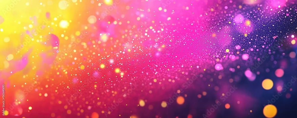Poster splatter abstract background idea. vibrant abstract background with colorful bokeh and glitter for c
