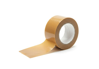 brown tape adhesive package tape asset on a white background