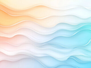Fototapeta premium Abstract Coral Blue Pastel Fluid Texture Wave Background