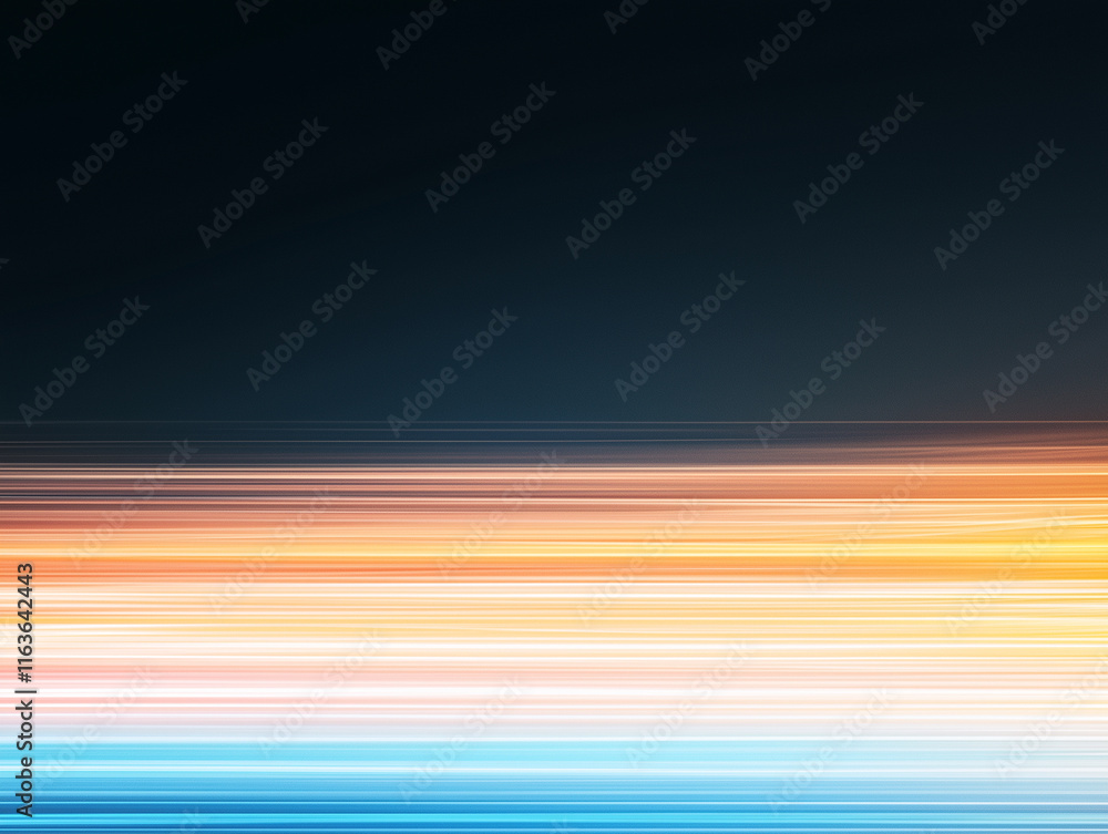 Poster abstract dark background of light with stripes of colourful rays moving from the center