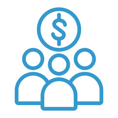 Obraz premium cooperative money_1 color icon