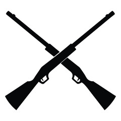 The outline of shotguns