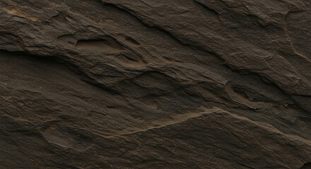 Fototapeta premium Close up of abstract dark brown stone texture with high resolution.