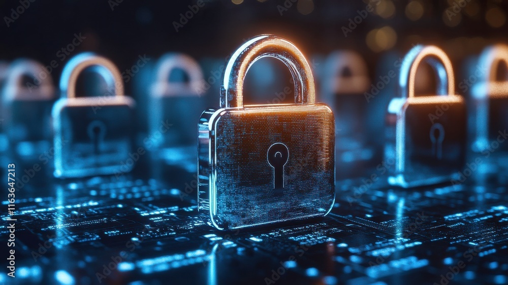Poster dynamic security composition with high contrast minimalism