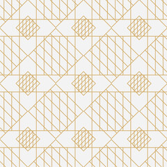Geometric Pattern With Minimalist Mid Century Modern Gold Line Pattern Art Print For Glass And Wooden Art Work. Flat Hand Lines Drawing In Dark Color With Transparent Background. Use For Door And Wind