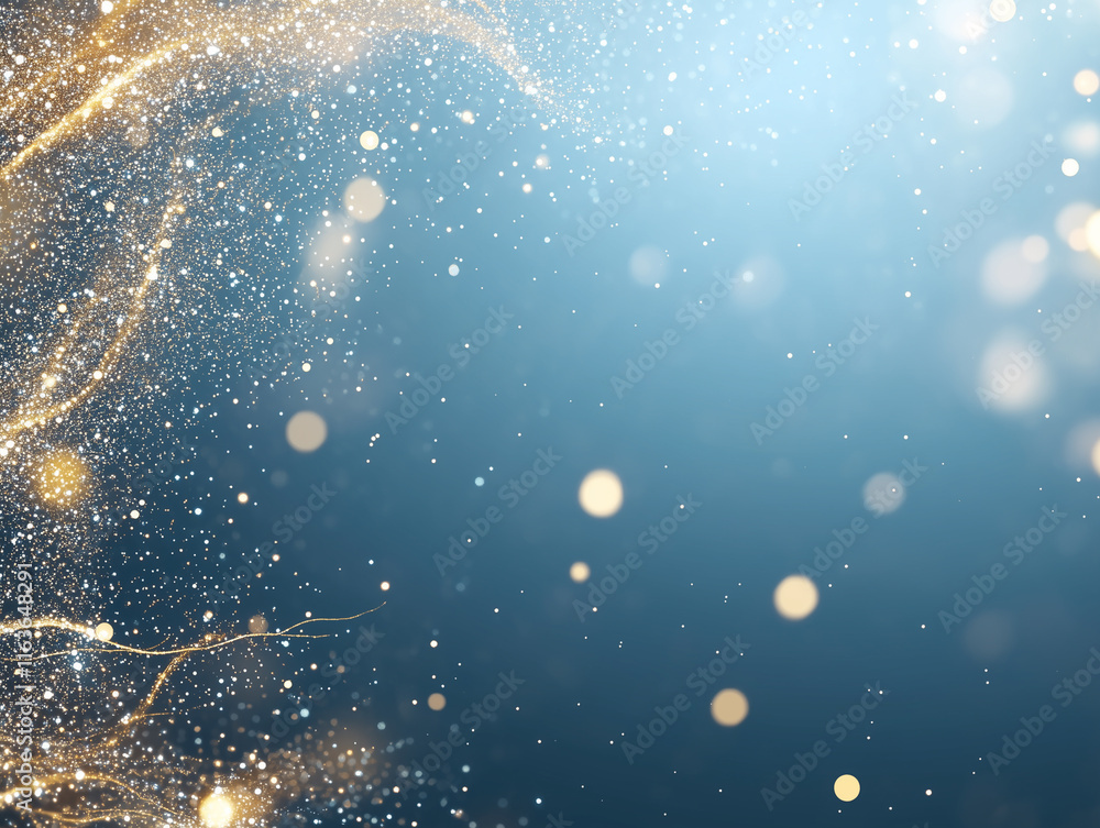 Aufkleber abstract technology particles lines mesh background