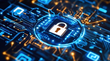 High Contrast Technology Data Flow Imagery
