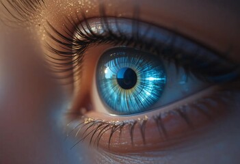 Fototapeta premium close up eye of the world