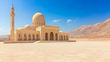 Desert Mosque: Architectural Illustration