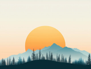Obraz premium Beautiful sunset sky. Nature sky backgrounds