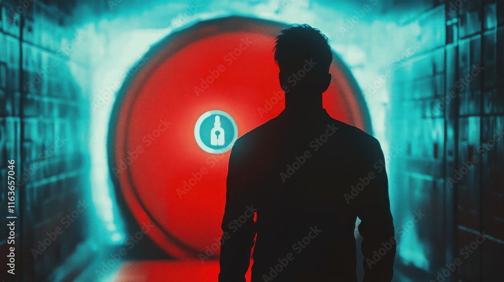 Poster secure login techniques in a vibrant visual setting