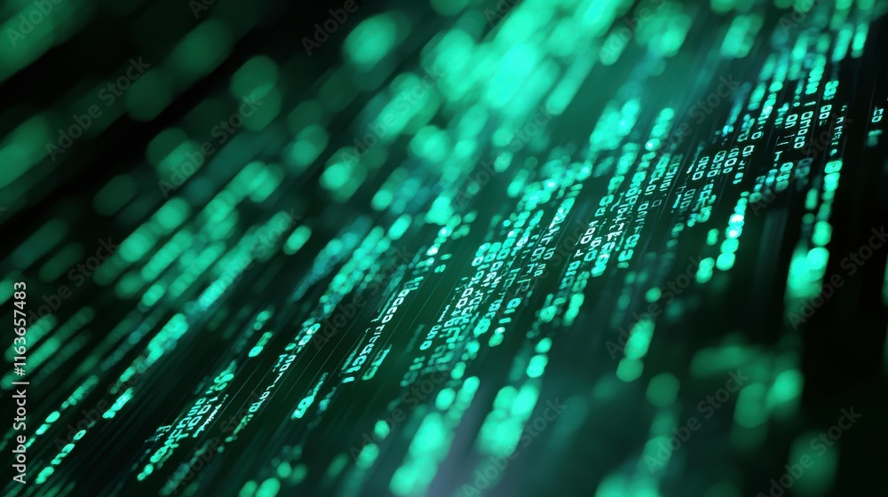 Poster secure technology abstract background with high contrast