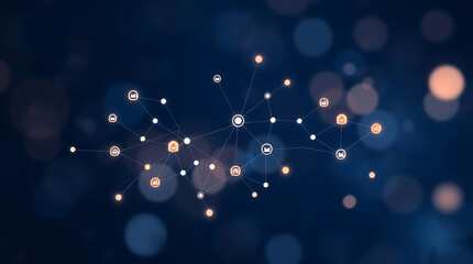 Global Network Connectivity Digital Connections.