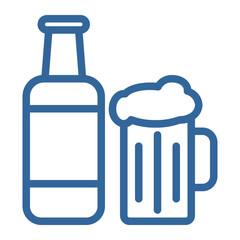 alcoholic beverages  color icon