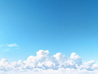 blue sky with white cloud background