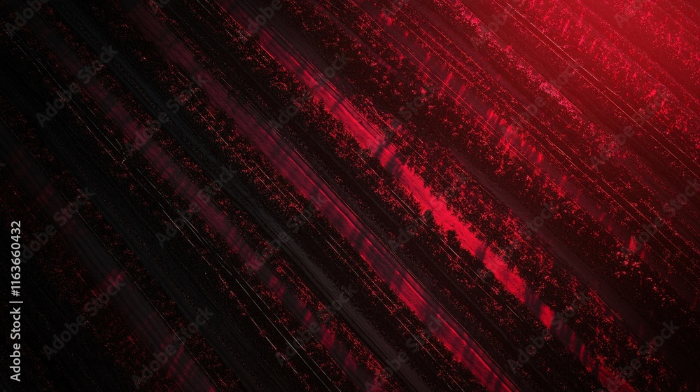 Aufkleber dynamic abstract background featuring red and black diagonal lines with textured details.