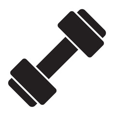barbell glyph icon