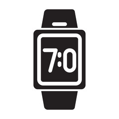 watch glyph icon