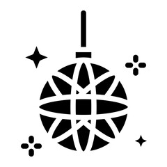 disco lights solid icon