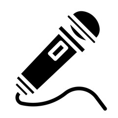 mic solid icon