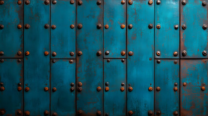 Teal Metal Texture Background