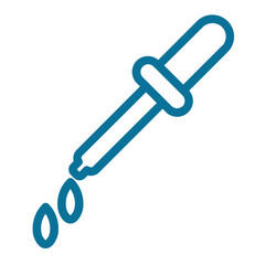medicine dropper pipette color style