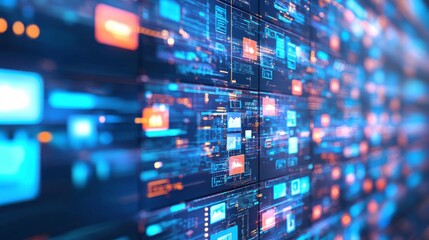 Digital Monitoring Interface in Remote Office Environment