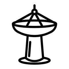 satellite signal receiver_4 line style